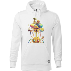 Magnolion Bizarr illusztráció férfi pulóver - 19 szín, S-5XL