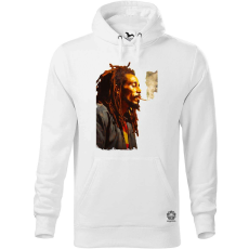 Magnolion Bob Marley portré v3 férfi pulóver - 19 szín, S-5XL