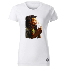 Magnolion Bob Marley portré v5 női póló - 19 szín, XS-2XL női póló