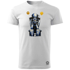 Magnolion Bohóc portré v1 férfi póló - 19 szín, S-3XL férfi póló