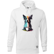 Magnolion Border collie rajz v5 férfi pulóver - 19 szín, S-5XL