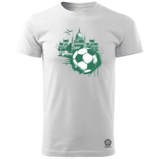 Magnolion Budapest foci absztrakt v3 férfi póló - 19 szín, S-3XL