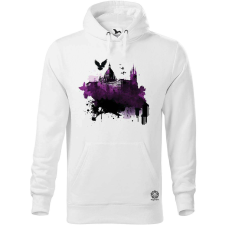 Magnolion Budapest lila felhőben v1 férfi pulóver - 19 szín, S-5XL férfi pulóver, kardigán