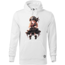 Magnolion Chibi kalóz lány v1 férfi pulóver - 19 szín, S-5XL férfi pulóver, kardigán