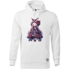 Magnolion Chibi macskalány v4 férfi pulóver - 19 szín, S-5XL férfi pulóver, kardigán