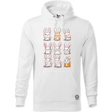 Magnolion Chibi nyuszik férfi pulóver - 19 szín, S-5XL