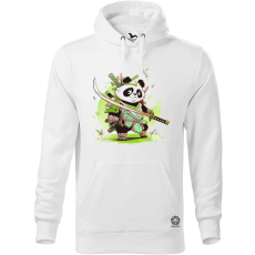 Magnolion Chibi panda szamuráj v6 férfi pulóver - 19 szín, S-5XL