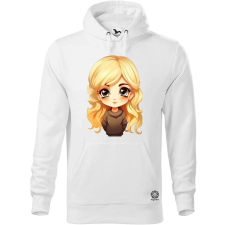 Magnolion Chibi szőke lány v2 férfi pulóver - 19 szín, S-5XL férfi pulóver, kardigán
