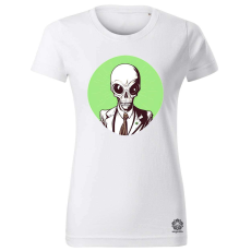 Magnolion Csontváz földönkívüli v2 női póló - 19 szín, XS-2XL