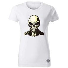 Magnolion Csontváz földönkívüli v4 női póló - 19 szín, XS-2XL
