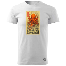 Magnolion Cthulhu poszter v4 férfi póló - 19 szín, S-3XL