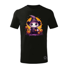 Magnolion Cuki Halloween v4 gyerek póló - 11 szín, 4-12 éves gyerek póló
