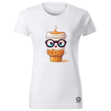 Magnolion Cuki kávé v1 női póló - 19 szín, XS-2XL