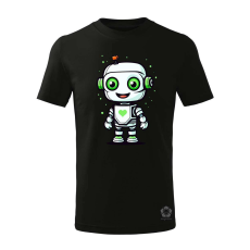 Magnolion Cuki robot v1 gyerek póló - 11 szín, 4-12 éves