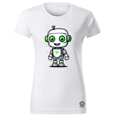 Magnolion Cuki robot v1 női póló - 19 szín, XS-2XL