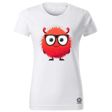 Magnolion Cuki vörös szörny v1 női póló - 19 szín, XS-2XL