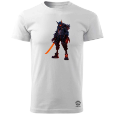 Magnolion Cyberpunk anime kiborg szamuráj v1 férfi póló - 19 szín, S-3XL férfi póló