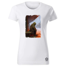 Magnolion Cyberpunk mindennapok v1 női póló - 19 szín, XS-2XL női póló
