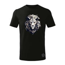 Magnolion Cyberpunk oroszlán v4 gyerek póló - 11 szín, 4-12 éves gyerek póló