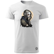 Magnolion Dark cyberpunk portré v16 férfi póló - 19 szín, S-3XL férfi póló