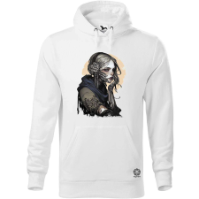 Magnolion Dark cyberpunk portré v16 férfi pulóver - 19 szín, S-5XL férfi pulóver, kardigán
