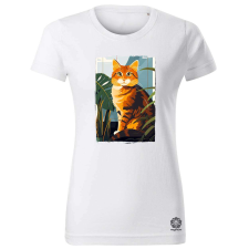 Magnolion Deco macska v6 női póló - 19 szín, XS-2XL női póló