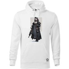 Magnolion Dieselpunk anime apáca v2 férfi pulóver - 19 szín, S-5XL férfi pulóver, kardigán