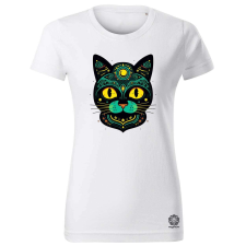 Magnolion Díszes cica v1 női póló - 19 szín, XS-2XL női póló