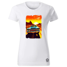 Magnolion Dodge Diplomat retró utazás v3 női póló - 19 szín, XS-2XL