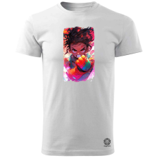 Magnolion Dühös anime lány v2 férfi póló - 19 szín, S-3XL