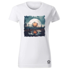 Magnolion Dupla expozíció nukleáris robbanás v3 női póló - 19 szín, XS-2XL női póló