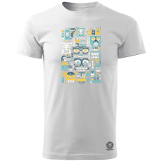 Magnolion Ember és állat firkák v1 férfi póló - 19 szín, S-3XL