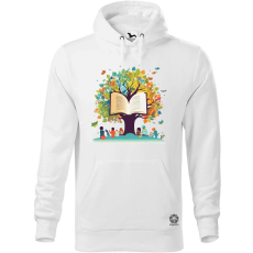 Magnolion Fa és könyvek v2 férfi pulóver - 19 szín, S-5XL