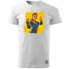 Magnolion Fallout Lucy fanart v4 férfi póló - 19 szín, S-3XL