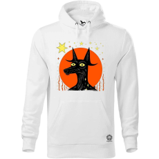 Magnolion Fekete kutya csillagok között v3 férfi pulóver - 19 szín, S-5XL