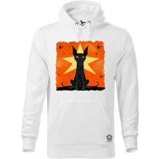 Magnolion Fekete kutya csillagok között v5 férfi pulóver - 19 szín, S-5XL