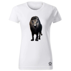 Magnolion Fekete oroszlán v1 női póló - 19 szín, XS-2XL
