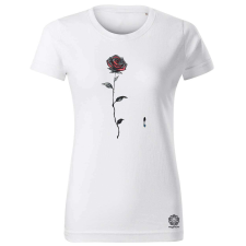 Magnolion Fekete rózsa v8 női póló - 19 szín, XS-2XL női póló