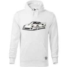 Magnolion Ferrari F40 rajz v3 férfi pulóver - 19 szín, S-5XL