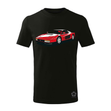 Magnolion Ferrari Testarossa rajz v10 gyerek póló - 11 szín, 4-12 éves gyerek póló