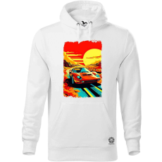 Magnolion Ferrari Testarossa retró utazás férfi pulóver - 19 szín, S-5XL