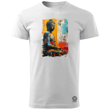 Magnolion Festett Buddha v2 férfi póló - 19 szín, S-3XL férfi póló