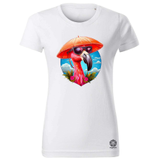 Magnolion Flamingó nyaral v2 női póló - 19 szín, XS-2XL női póló