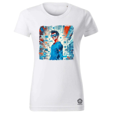 Magnolion Futurisztikus anime szuperhős v1 női póló - 19 szín, XS-2XL női póló