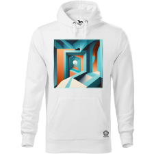 Magnolion Geometrikus optikai illuzió v2 férfi pulóver - 19 szín, S-5XL férfi pulóver, kardigán