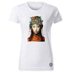 Magnolion Glitch tech fantázia v2 női póló - 19 szín, XS-2XL