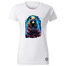 Magnolion Glitchart panda v4 női póló - 19 szín, XS-2XL női póló