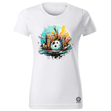 Magnolion Globális felmelegedés graffiti v1 női póló - 19 szín, XS-2XL női póló