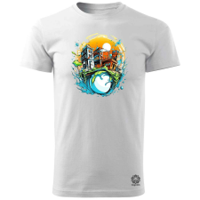 Magnolion Globális felmelegedés graffiti v2 férfi póló - 19 szín, S-3XL férfi póló