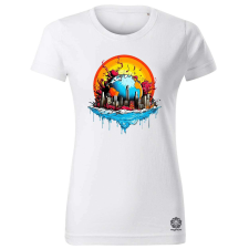 Magnolion Globális felmelegedés graffiti v4 női póló - 19 szín, XS-2XL női póló